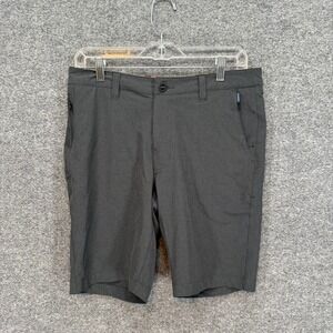 7Diamonds Performance Shorts Mens 31 Gray Stretch Hybrid Golf Chino Casual
